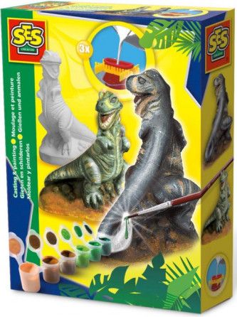 SES Sádrové obrázky (malé) - Dinosauři - obrázek 1