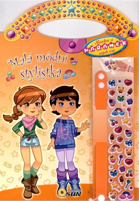Kniha: Malá módní stylistka (žlutá), Nakladatelství SUN - obrázek 1