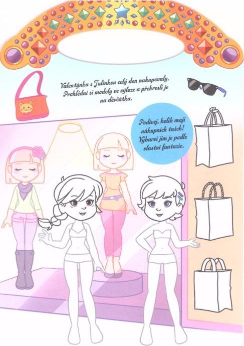 Kniha: Malá módní stylistka (žlutá), Nakladatelství SUN - obrázek 2