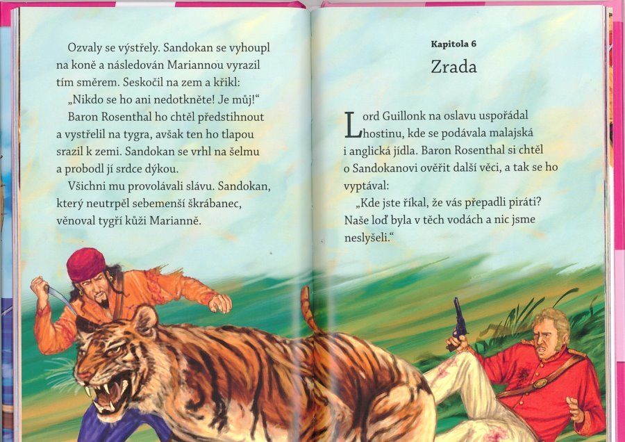 Kniha: Světová četba pro školáky: Sandokan, Nakladatelství SUN - obrázek 2