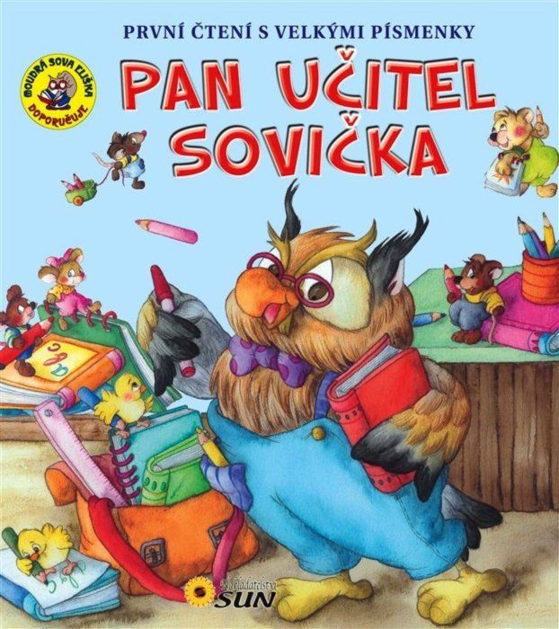 Kniha První čtení s velkými písmenky: Pan učitel Sovička, Nakladatelství SUN - obrázek 1