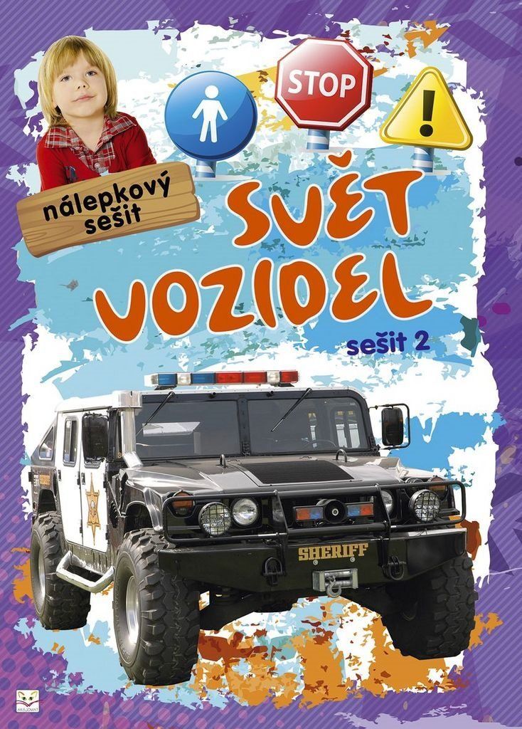 AKSJOMAT Nálepkový sešit Svět vozidel 2 - obrázek 1