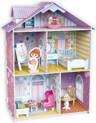 CUBICFUN 3D puzzle Dům malé umělkyně 60 dílků - obrázek 1