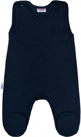 Kojenecké dupačky New Baby Classic II tmavě modré, Modrá, 68 (4-6m) - obrázek 1