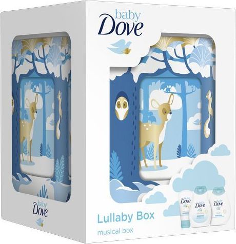 Dove Kosmetická sada kompletní péče o miminka s hrací skříňkou (Lullaby Box) - obrázek 1