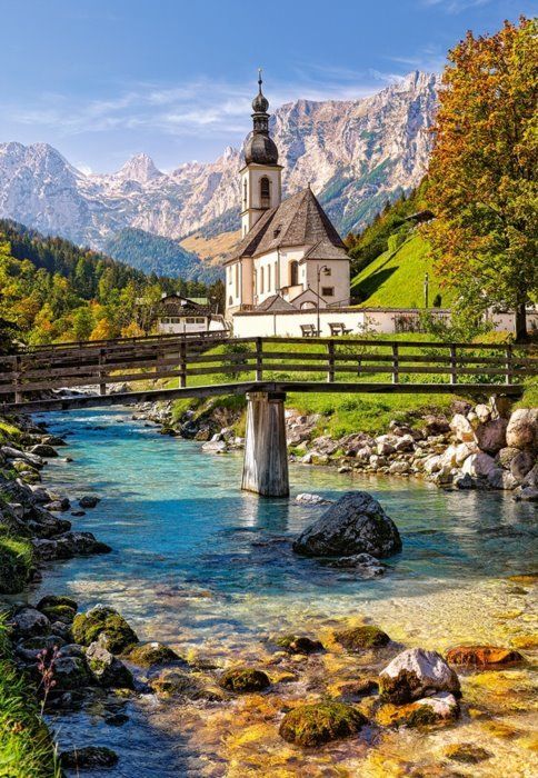 CASTORLAND Puzzle Ramsau, Německo 1500 dílků - obrázek 1