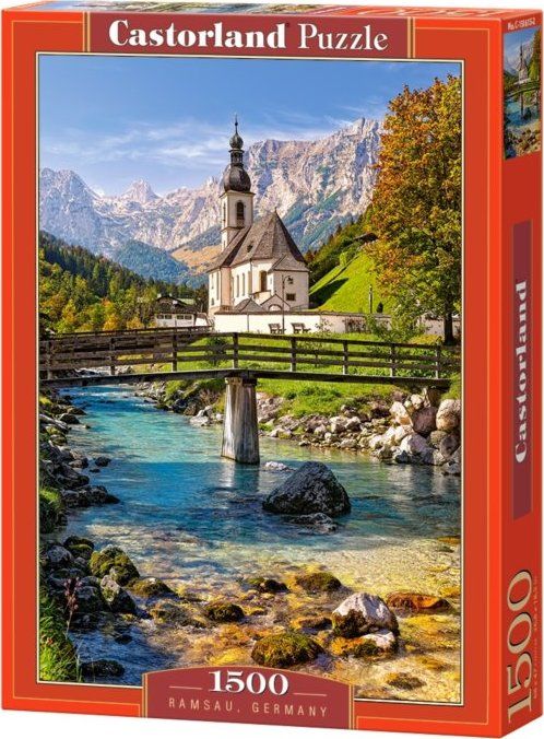 CASTORLAND Puzzle Ramsau, Německo 1500 dílků - obrázek 2