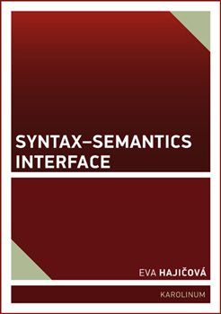 Syntax-Semantics Interface - Eva Hajičová - obrázek 1