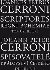 Spisovatelé království českého III, E–F - Johann Peter Cerroni - obrázek 1
