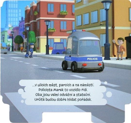 AKSJOMAT Historky pro malého kluka - Policejní vozidlo - obrázek 3
