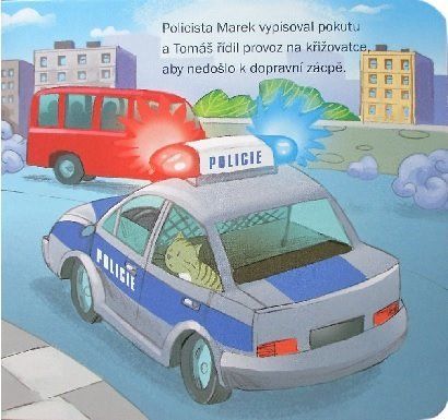 AKSJOMAT Knížka malého chlapce Policejní vůz - obrázek 2