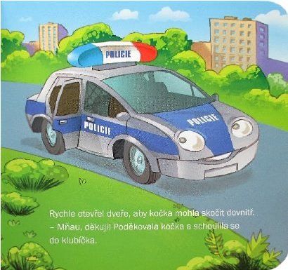 AKSJOMAT Knížka malého chlapce Policejní vůz - obrázek 3