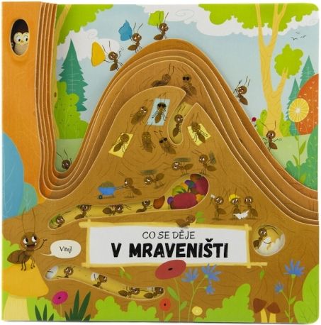 Knížka Co se děje v mraveništi 23x23x2cm 3+ - obrázek 2