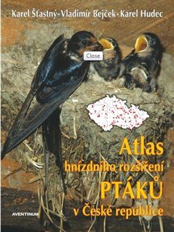 Atlas hnízdního rozšíření ptáků v ČR 2001-2003 + Ptačí oblasti ČR - Karel Hudec, Karel Šťastný, Vladimír Bejček - obrázek 1