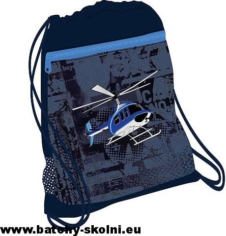 Školní aktovka Belmil 403-13 Vrtulník Helicopter 3 dílný set - obrázek 7