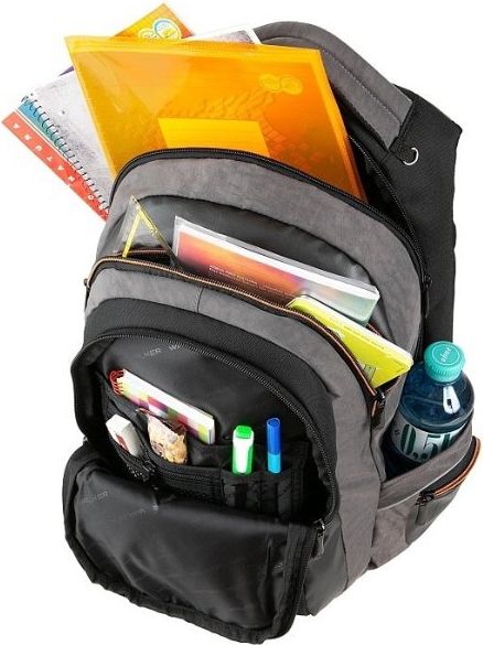 Studentský školní batoh Lev 2 dílný set - FAME Lion Black - obrázek 3