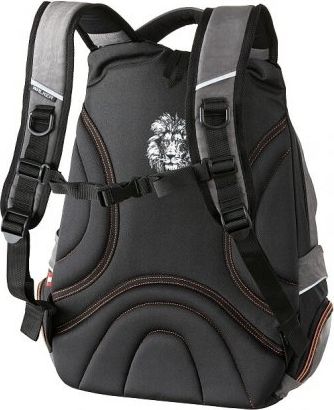 Studentský školní batoh Lev 2 dílný set - FAME Lion Black - obrázek 5