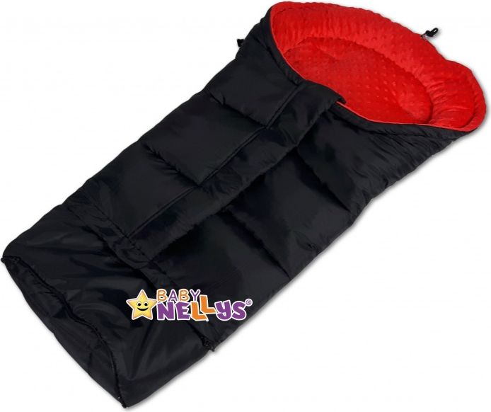 Baby Nellys Fusák nejen do autosedačky Baby Nellys ® MINKY - sv. růžový - obrázek 4