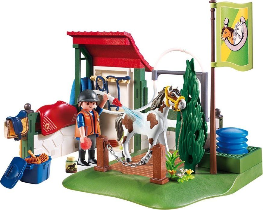 PLAYMOBIL Mycí box pro koně 6929 - obrázek 6