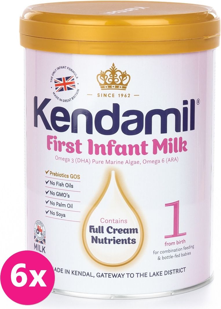 6x KENDAMIL Kojenecké mléko 1 (900 g) - obrázek 1