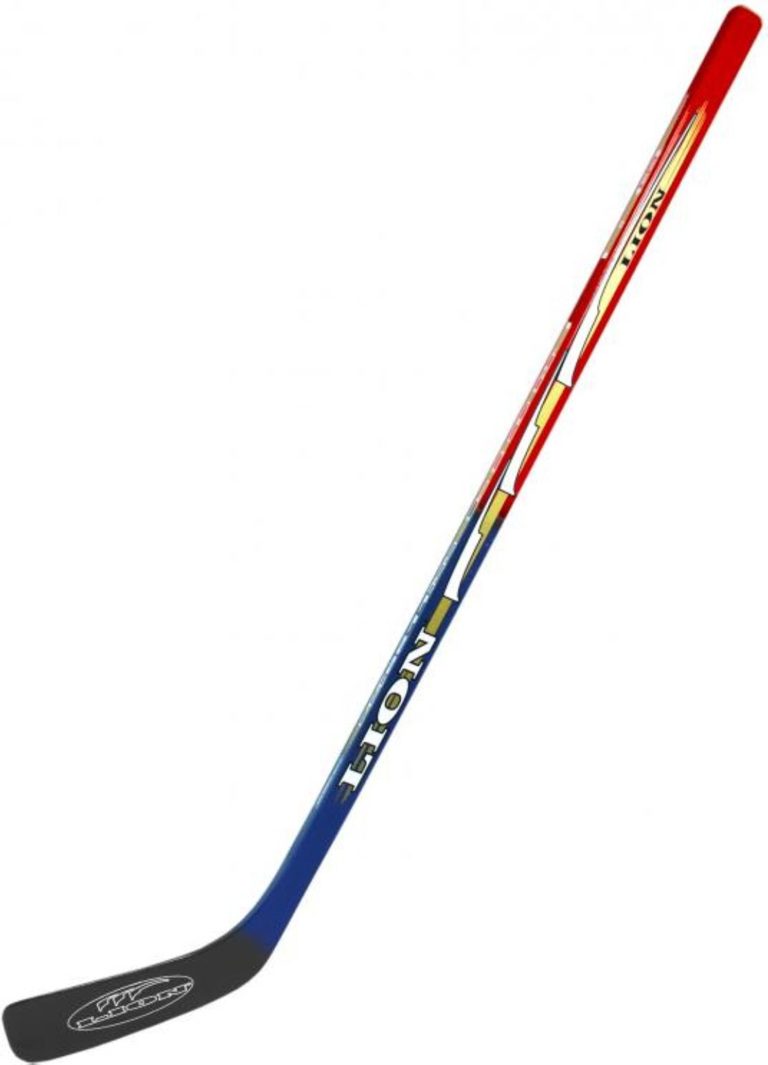 Hokejka LION 6600 - 107 cm pravá - oranžovo-černá - obrázek 1