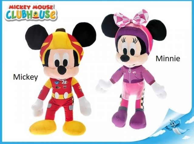 Mickey Mouse & Minnie plyšoví 40cm 2druhy 0m+ - obrázek 1