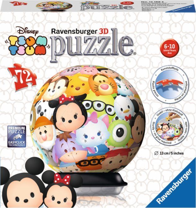 RAVENSBURGER Puzzleball Tsum Tsum 72 dílků - obrázek 2