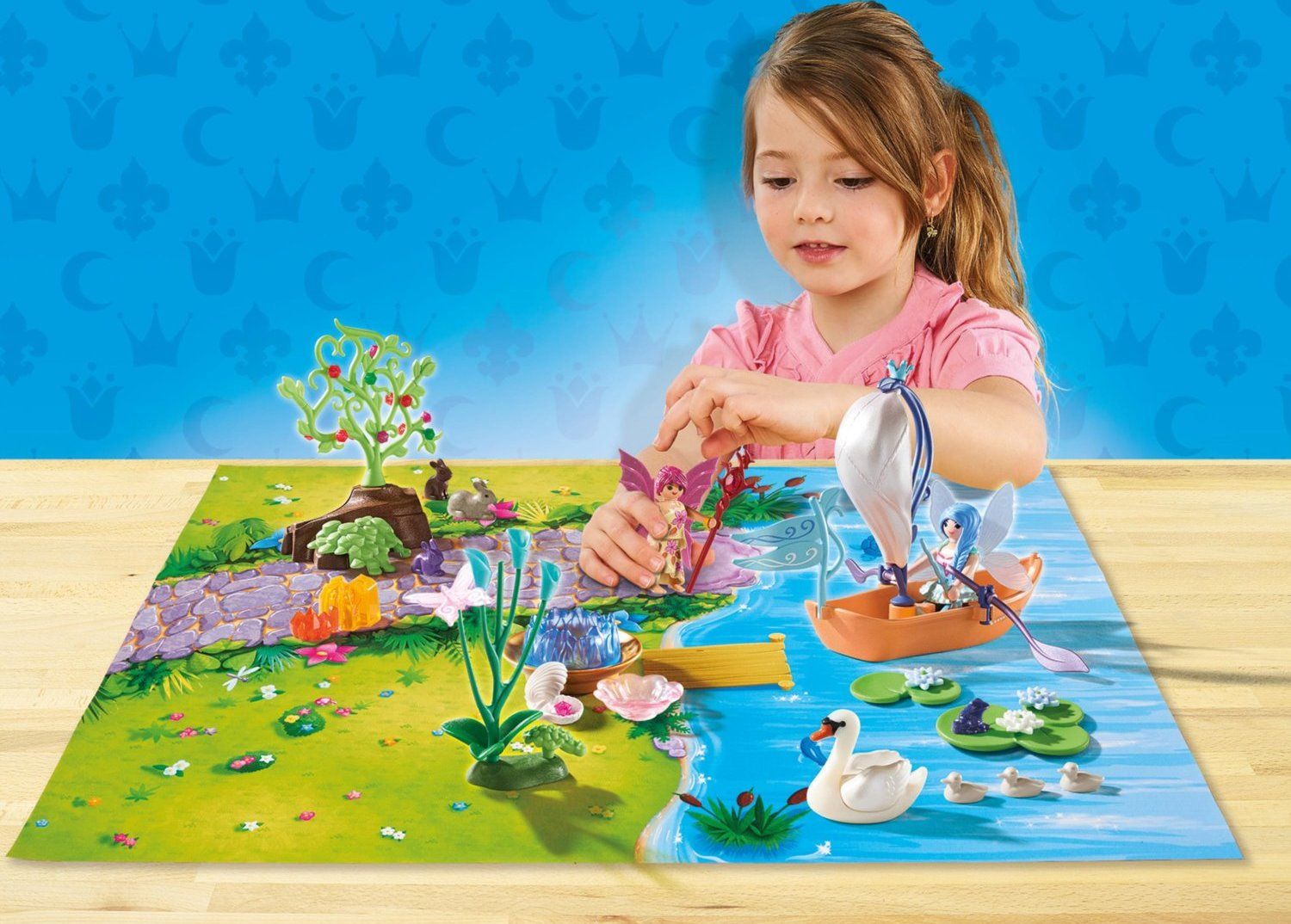 PLAYMOBIL Play Map Vílí zahrada 9330 - obrázek 2
