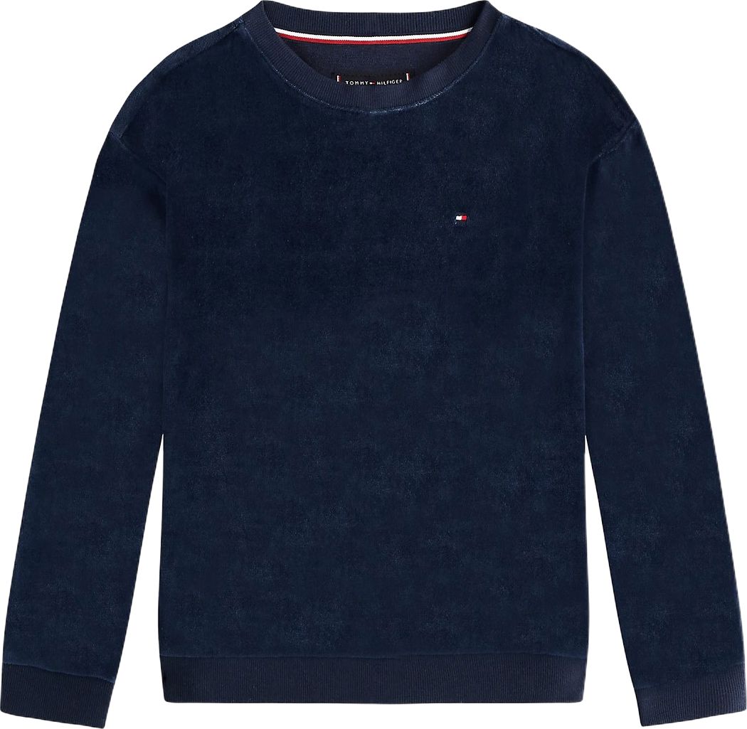 Tommy Hilfiger tmavě modrá chlapecká mikina CN Track Top - 14-16 - obrázek 1