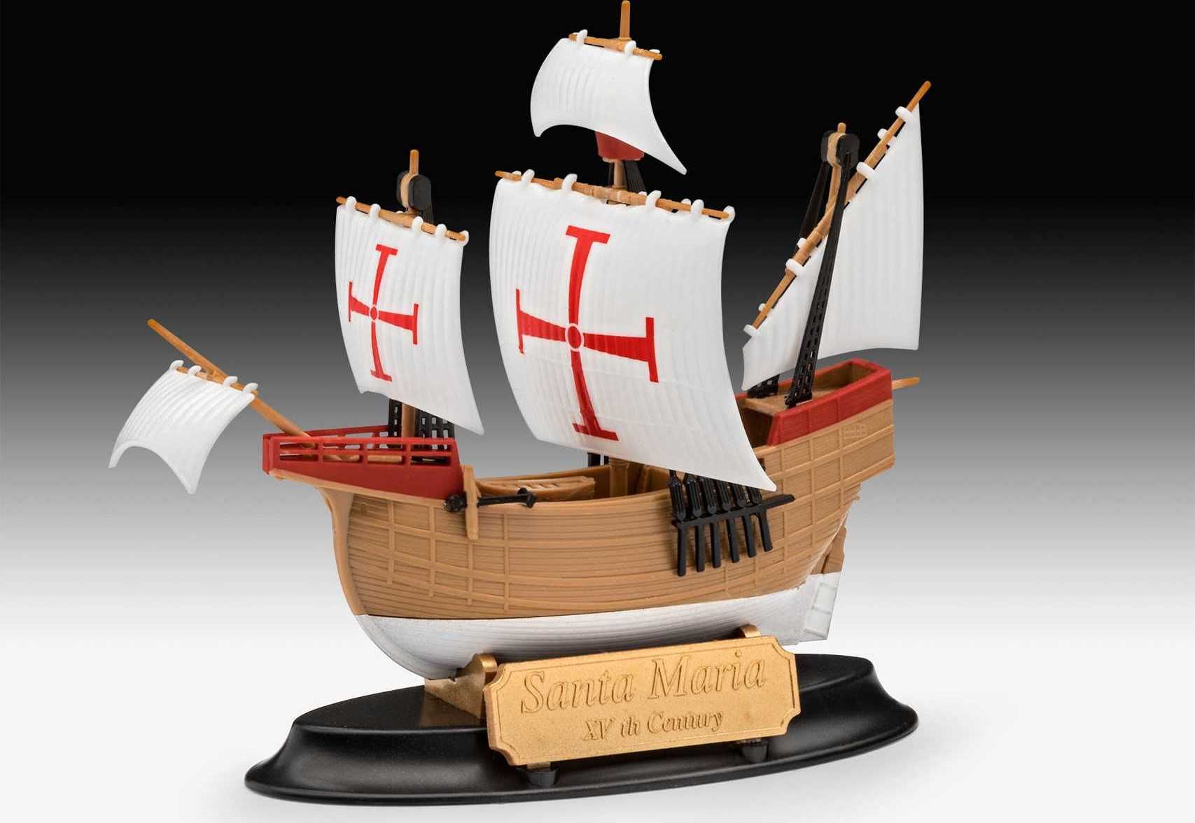 REVELL EasyClick Modelset loď 65660 - Model Set Santa Maria (1:350) - obrázek 5