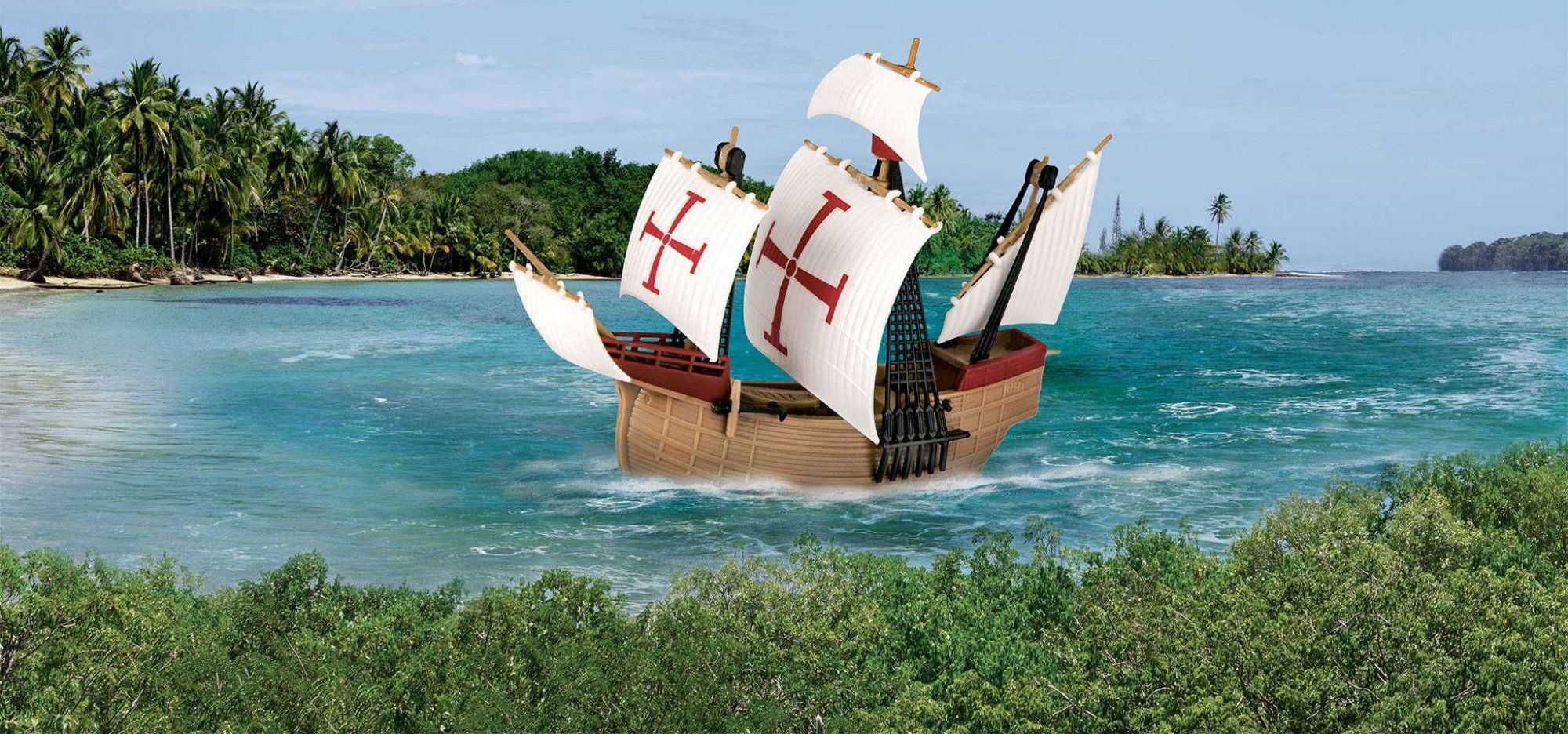 REVELL EasyClick Modelset loď 65660 - Model Set Santa Maria (1:350) - obrázek 6