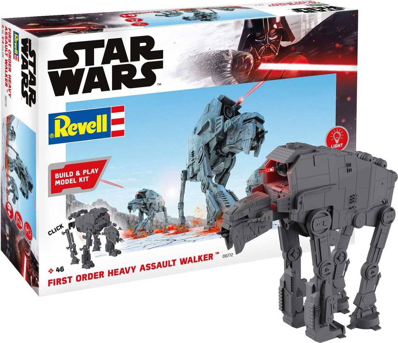 REVELL Build & Play SW 06772 - First Order Heavy Assault Walker (světelné a zvukové efekty) (1:164) - obrázek 6