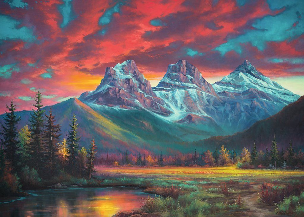 RAVENSBURGER Puzzle Tři sestry, Alberta 1000 dílků - obrázek 1