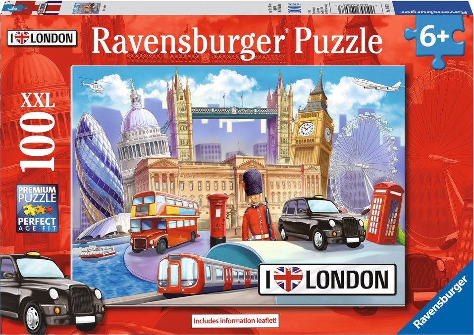 RAVENSBURGER Puzzle Londýn, Velká Británie XXL 100 dílků - obrázek 2