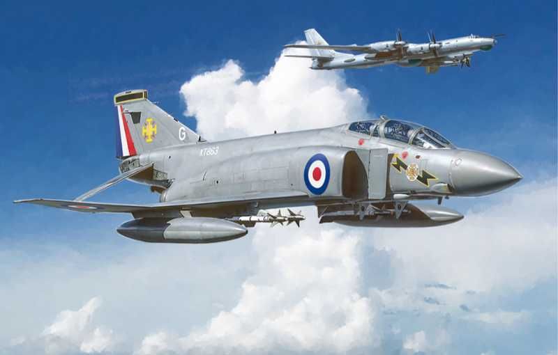 ITALERI Model Kit letadlo 1434 - F-4M PHANTOM FG.1 (1:72) - obrázek 5