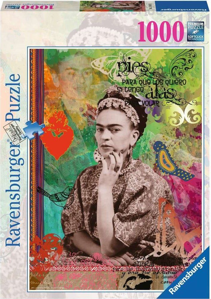 RAVENSBURGER Puzzle Frida Kahlo de Rivera 1000 dílků - obrázek 2