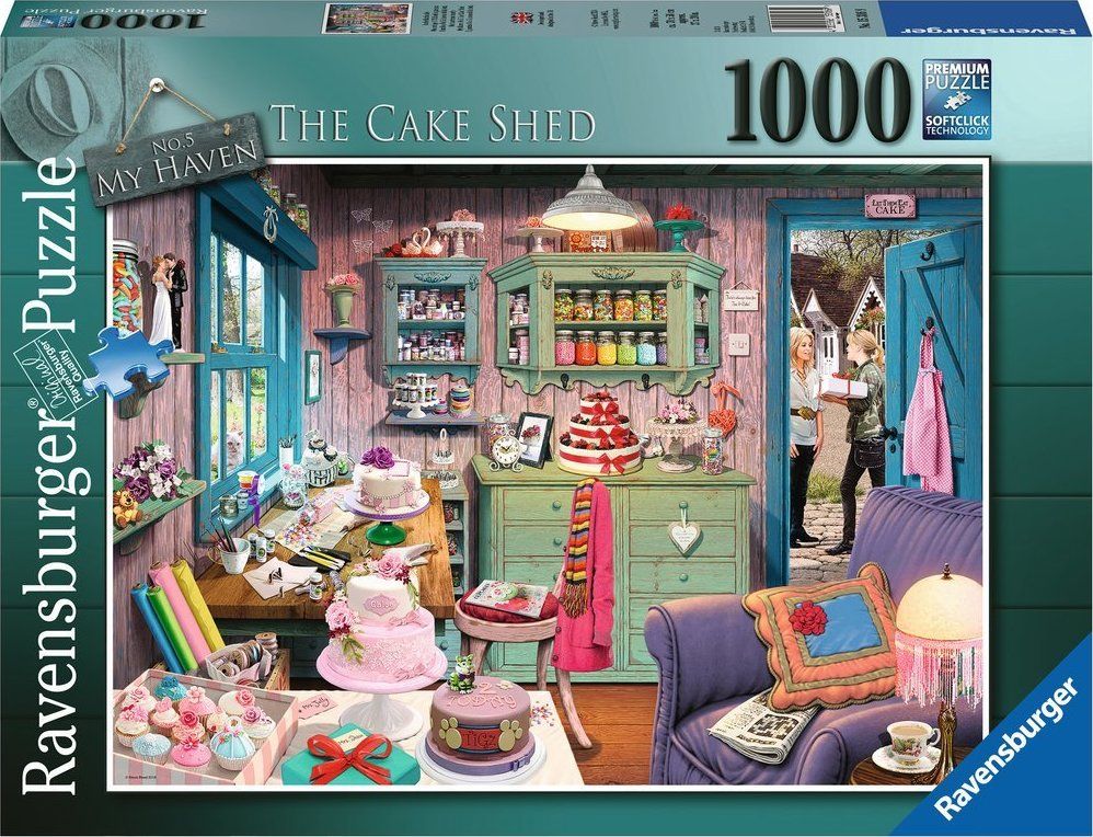 RAVENSBURGER Puzzle Koutek s dortíky 1000 dílků - obrázek 2