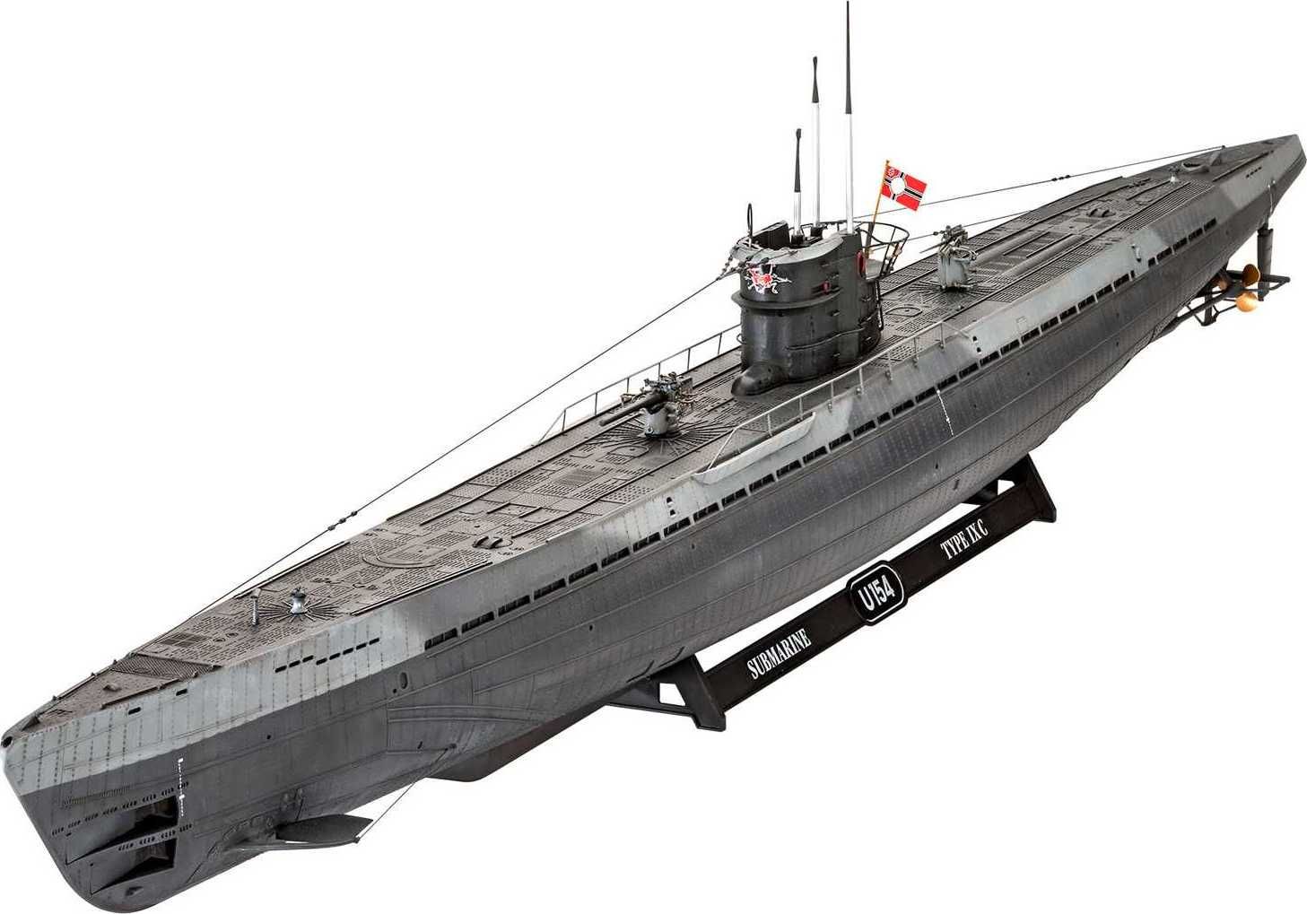 REVELL Plastic ModelKit ponorka 05166 - German Submarine Type IXC U67/U154 (1:72) - obrázek 9