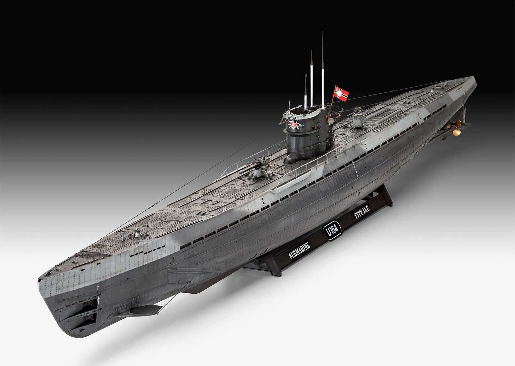 REVELL Plastic ModelKit ponorka 05166 - German Submarine Type IXC U67/U154 (1:72) - obrázek 10