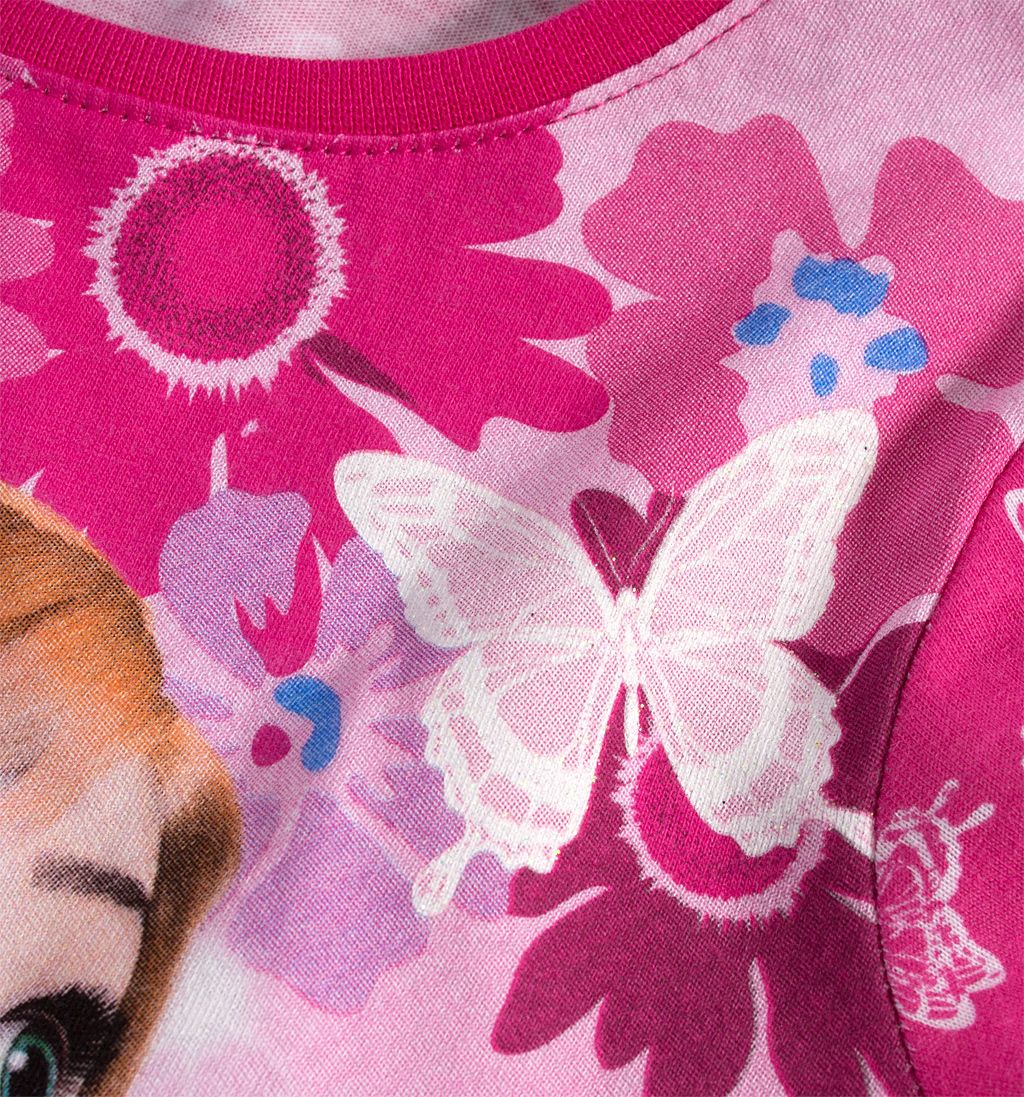 Dívčí tričko DISNEY FROZEN ANNA tmavě růžové Velikost: 128 - obrázek 4