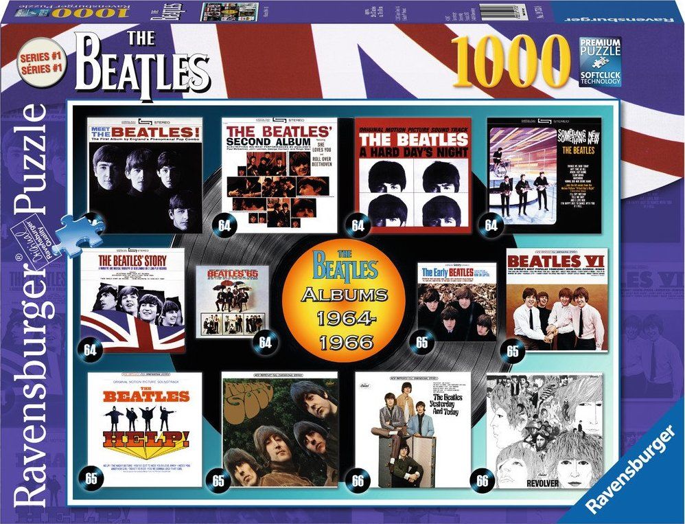 RAVENSBURGER Puzzle Beatles: Alba 1964 - 1966, 1000 dílků - obrázek 2