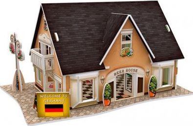 CUBICFUN 3D puzzle Německá pivnice 42 dílků - obrázek 1