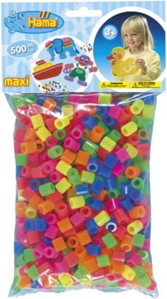 Hama H8472 Maxi Mix korálků v sáčku 500 ks - obrázek 1