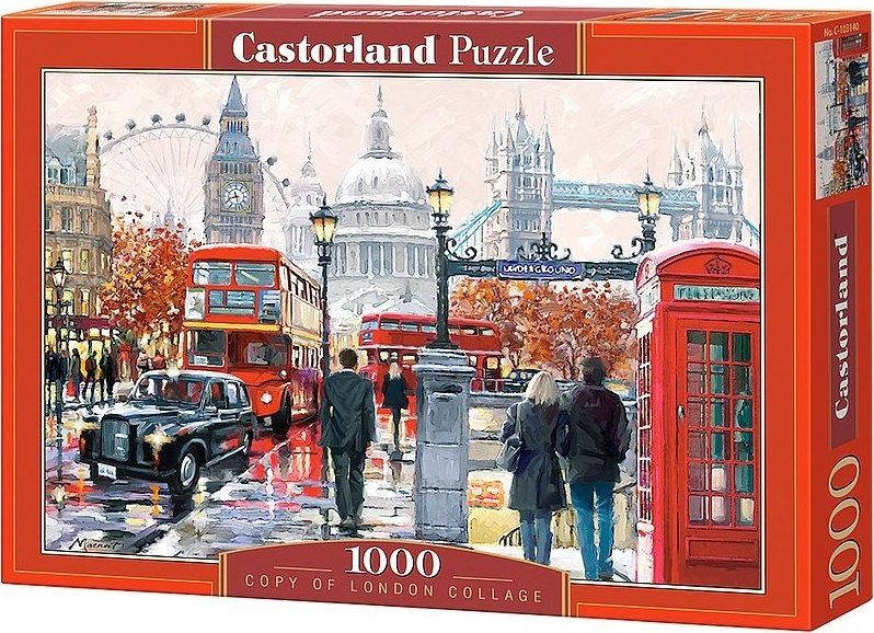 CASTORLAND Puzzle Londýn (koláž) 1000 dílků - obrázek 2