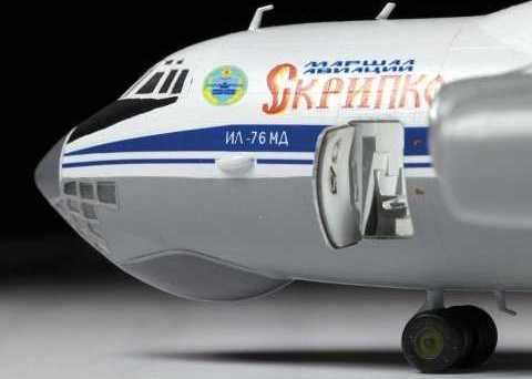 ZVEZDA Model Kit letadlo 7011 - Russian strategic airlifter IL-76MD (1:144) - obrázek 3