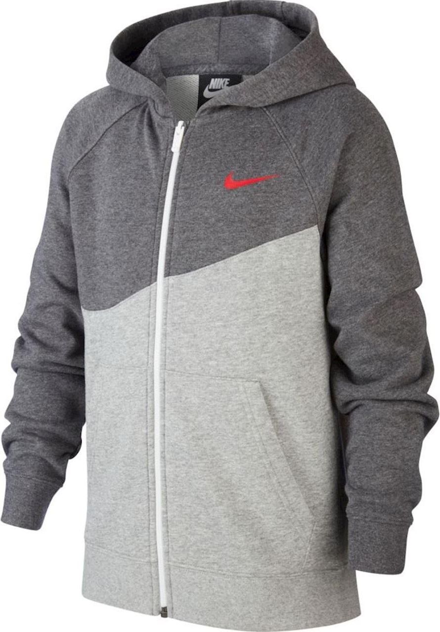 Mikina s kapucí Nike B NSW SWOOSH HOODIE FZ FT cj6968-063 Velikost XS - obrázek 1