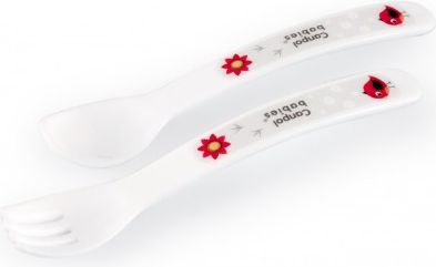 Plastový příbor Cute Animals - Ptáček - obrázek 1