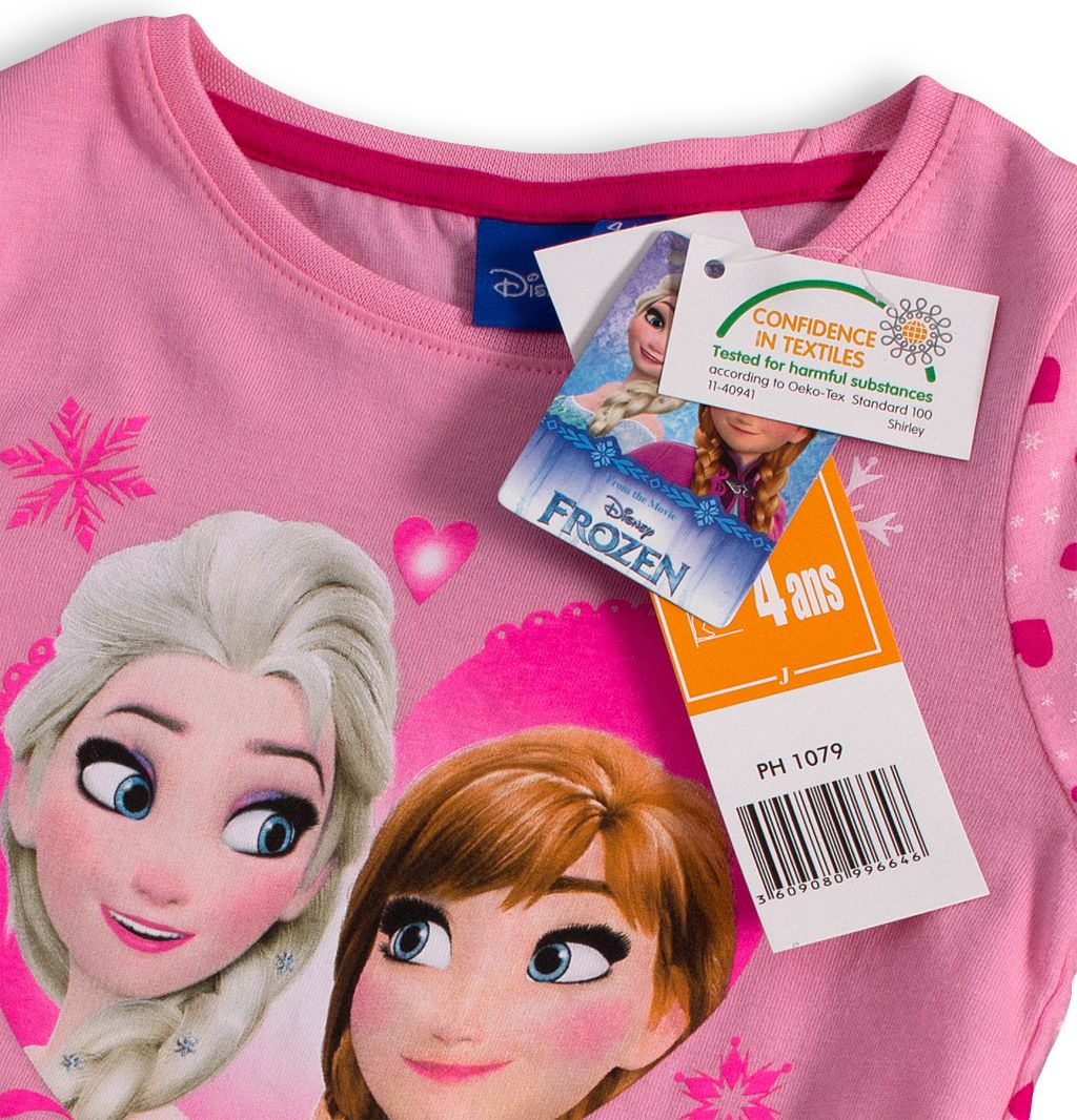 Dívčí tričko Disney FROZEN FOLLOW YOUR HEART růžové Velikost: 128 - obrázek 3