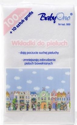 Separační plenky Baby Ono, Bílá - obrázek 1