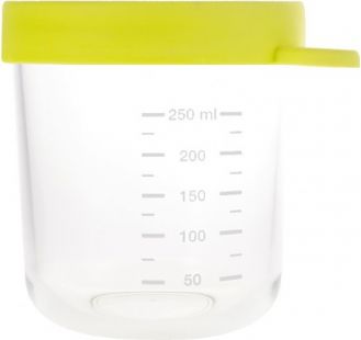 BEABA Kelímek na jídlo skleněný 250ml zelený - obrázek 1